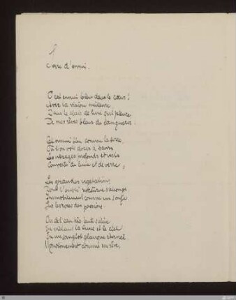 Serre d'ennui / Maurice Materlinck