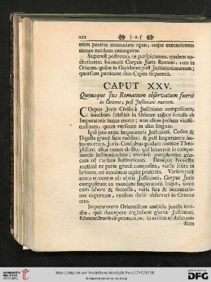 Caput XXV.