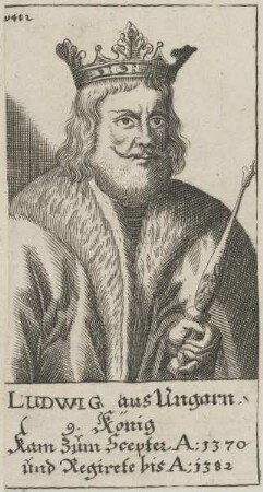 Bildnis von Ludwig aus Ungarn, König von Polen