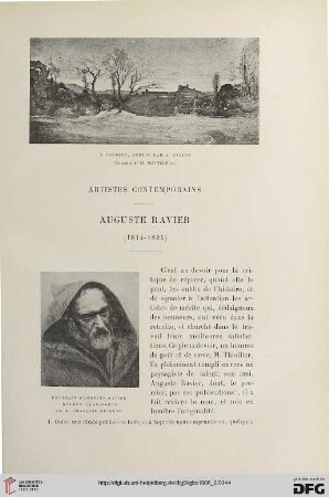 3. Pér. 36.1906: Auguste Ravier (1814 - 1894) : artistes contemporains