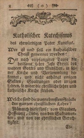 Katholischer Katechismus.