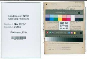 Entnazifizierung Fritz Flottmann , geb. 03.06.1904 (Elektriker)