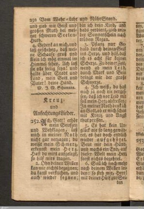 Kreuz - und AnfechtungsLieder.