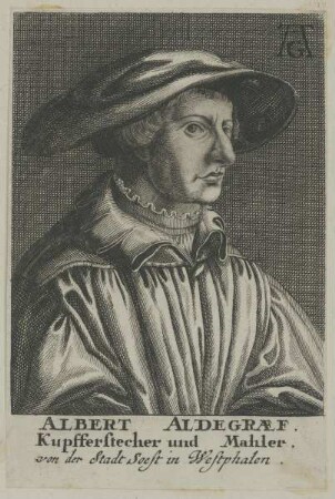 Bildnis des Albert [sic] Aldegraef