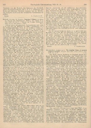 380-382 [Rezension] Alexander, Archibald B. D., The shaping forces of modern religious thought