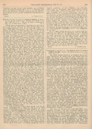380-382 [Rezension] Alexander, Archibald B. D., The shaping forces of modern religious thought