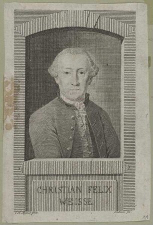 Bildnis des Christian Felix Weisse