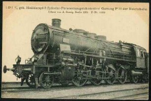 1 D 1 4/6 gek. Heißdampf-3 Zylinder-Personenzuglokomotive