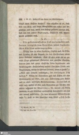 §. 17. Die gebotenen Fasten sind aufgehoben und fortan lediglich dem Gewissen jedes katholischen Christen anheimgegeben