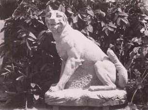 Sitzender Wolf (Kopie des Wolfes vom Denkmal bei Kreyern von 1618)