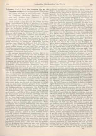529-531 [Rezension] Schaeder, Erich, Das Evangelium Jesu und das Evangelium von Jesus (nach den Synoptikern)