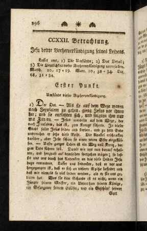 296-304, Jesu dritte Vorherverkuendigung seines Leidens.