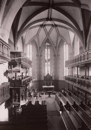 Bautzen. Michaeliskirche (um 1430). Inneres mit Chor