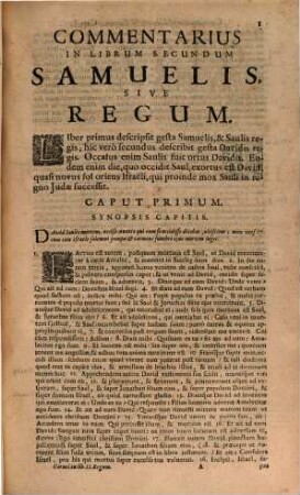 R.P. Cornelii CorneliiA Lapide ... Commentarivs in Josue, Judicum, Ruth, IV. Libros Regum Et II. Paralipomenon, 2. Continens libr. 2. 3. 4. Regum, & duos Paralipomenon