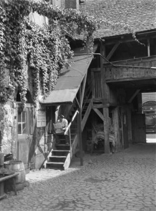 Dresden. Hof in der Plauenschen Gasse