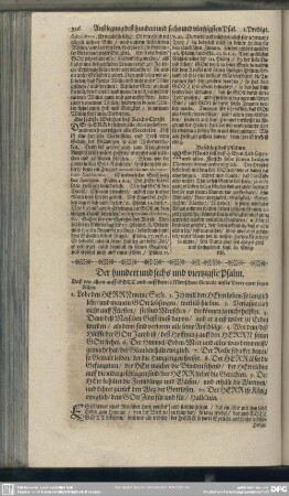 Die Predigten über den hundert und sechs und viertzigsten Psalm
