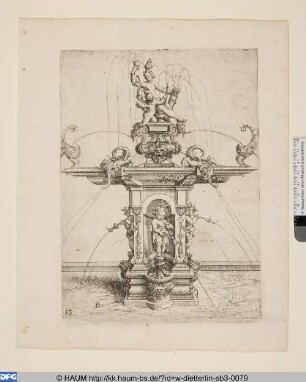 Springbrunnen mit Venus und Amor