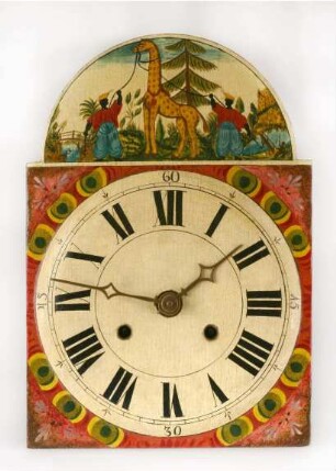 Lackschilduhr, Paul Fehrenbach, Gütenbach, um 1830