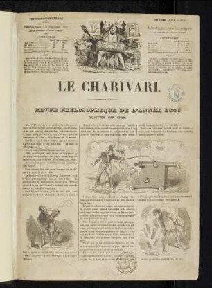 Revue philosophique de l'année 1846, illustré par Cham
