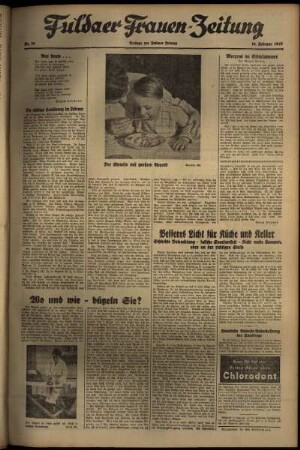 Zweite Ausgabe vom Dienstag, den 16. Februar 1937.