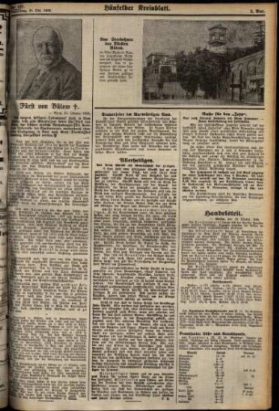 Zweite Ausgabe vom Donnerstag, den 31. Oktober 1929.