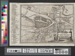 Grundriß der Markgraeflich Brandenburgischen Haupt- und Residenz Stadt Anspach oder Onolzbach sammt den Vorstaedten