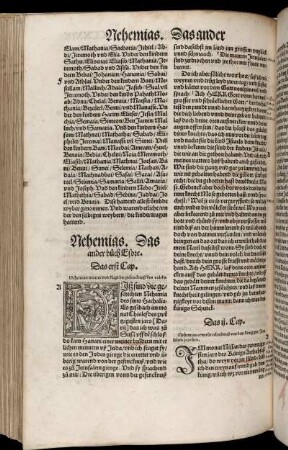 Nehemias das ander Buch Esdre