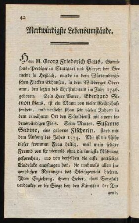 42-55, Merkwürdige Lebensumstände