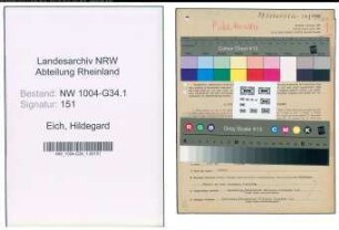 Entnazifizierung Hildegard Eich , geb. 02.04.1913 (Dentistin)