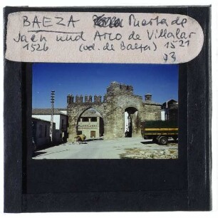 Baeza, Platz Plaza del Pópulo,Baeza, Alter Schlachthof Antiguas Carnicerías,Baeza, Puerta de Jaén,Baeza, Arco de Villalar