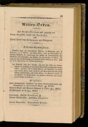 Ritter=Orden.
