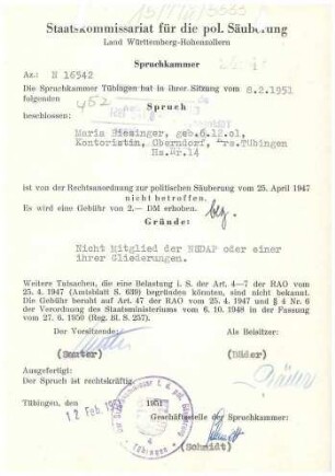 Biesinger, Maria