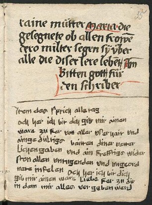 Kleinere Gebete und Sprüche