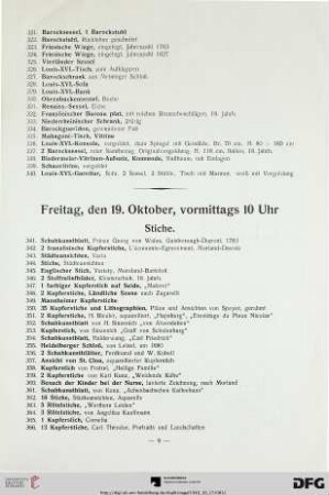 Stiche (Nr. 341-366)