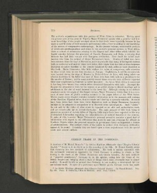 German Trade in the Dominions.