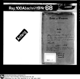 Grenz- und sonstige Streitigkeiten zwischen den Bischöfen von Osnabrück und den Landesherren im Hochstift Münster