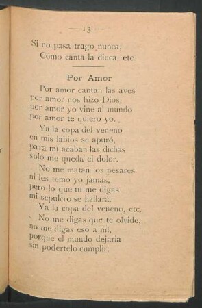 Por amor