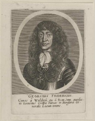 Bildnis des Fürsten Georg Friedrich zu Waldeck, Domprobst zu Halberstadt