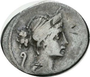 Denar des F. Cornelius Sulla L. F. mit Darstellung des L. Cornelius Sulla