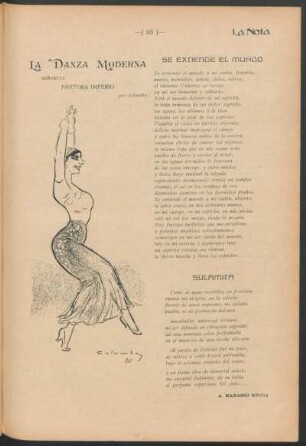 La danza moderna : Señorita Pastora Imperio, por Columba