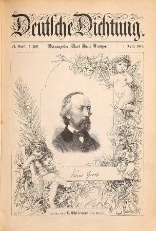 Deutsche Dichtung. 6. 1889