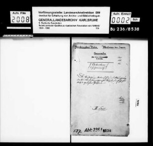 Verhaftung der beim hochverräterischen Aufstand im Frühjahr 1849 beteiligten Personen und die gegen dieselben eingeleitete Untersuchung und deren Aburteilung (II)