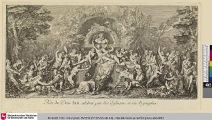 Feste de Dieu PAN, celebrée par des Sylvains et des Nymphes
