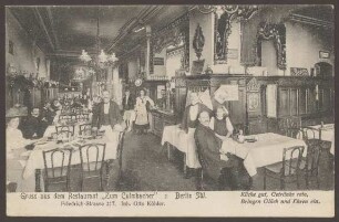 Ansichtskarte Restaurant „Zum Culmbacher“, Friedrichstraße 217