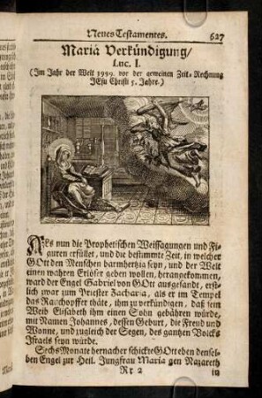 627-637, Mariä Verkündigung. Mariä Heimsuchung. Die Geburt Jesu Christi.