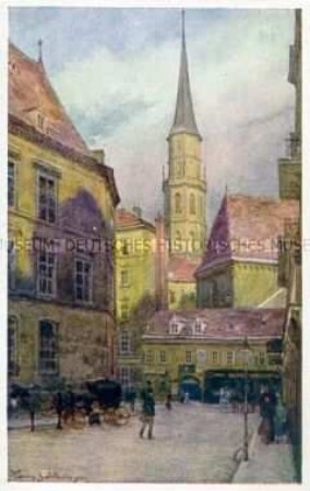 Die Michaelerkirche in Wien