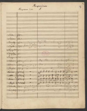 I. Requiem aeternam dona eis