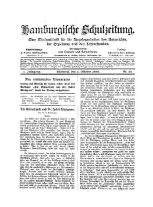Die Privatschule und Dr. Jakob Wychgram : (Schluß)