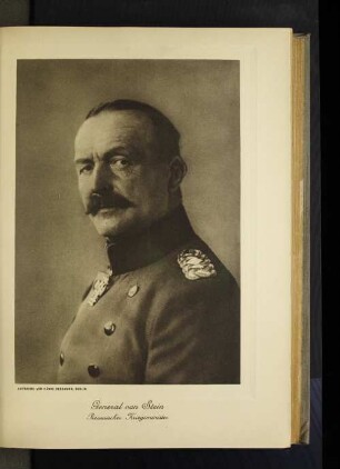General von Stein, Preussischer Kriegsminister