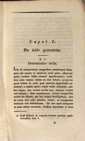 Descriptio iridis anatomica et physiologica : Diss. inaug. med.